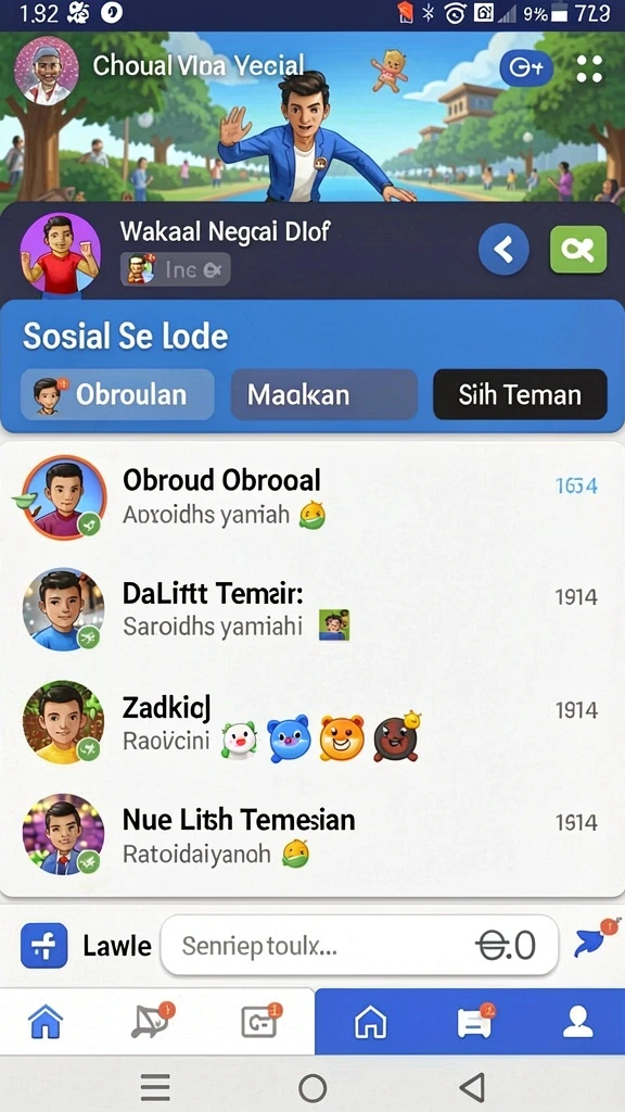 Tampilan antarmuka yang ramah pengguna.