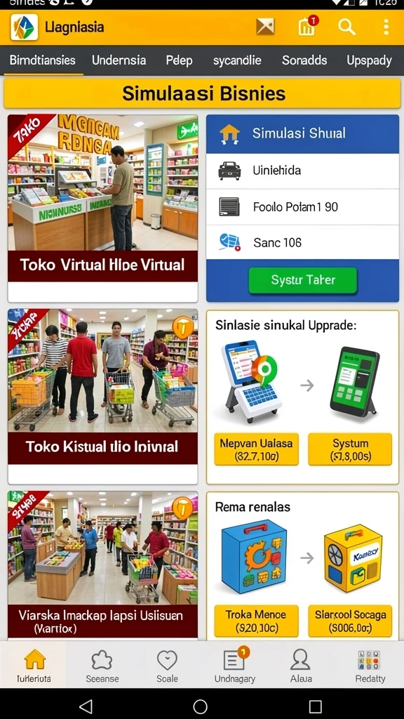 Tampilan antarmuka yang menarik dan intuitif.