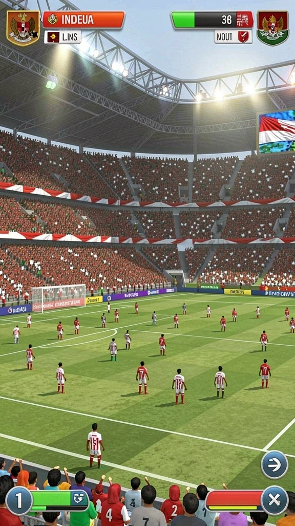 Tampilan awal game yang menarik dan penuh warna.