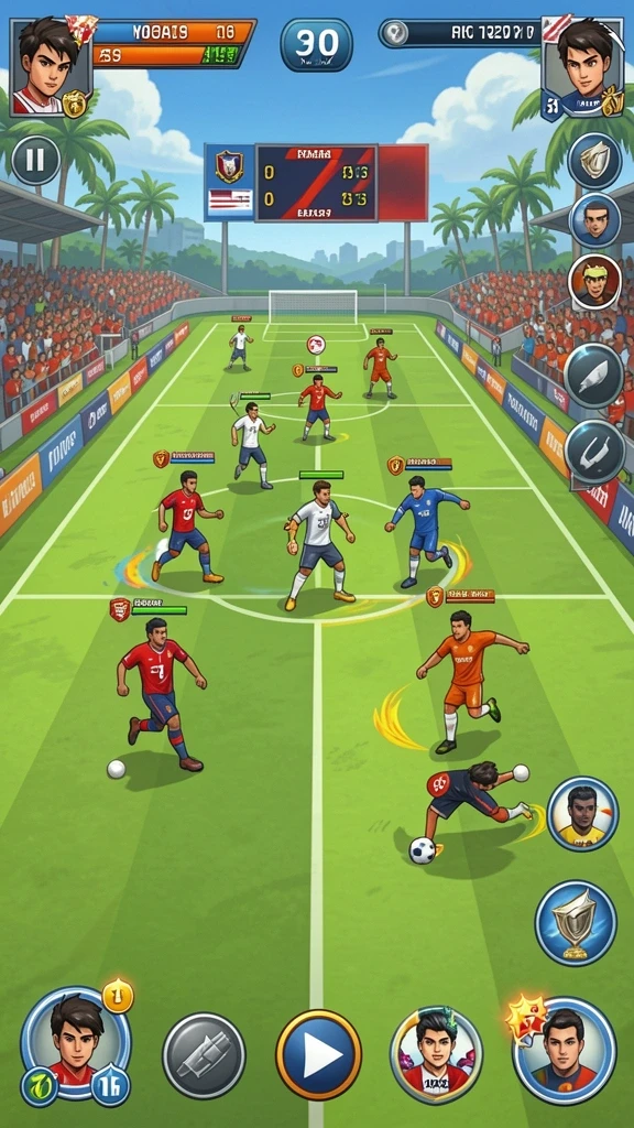 Berbagai mode permainan yang menantang dan seru.