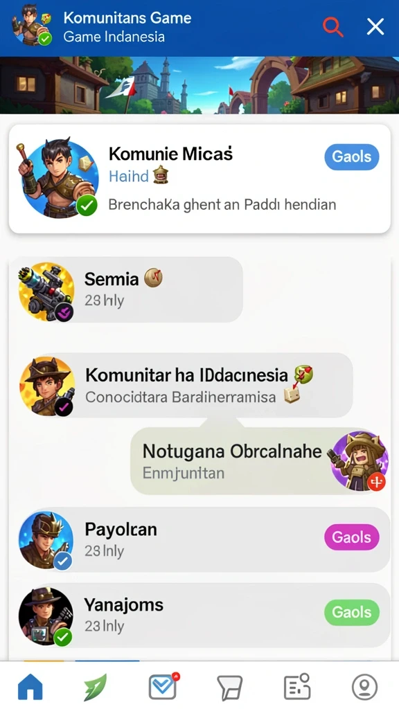 Tampilan karakter utama dalam mode aksi.