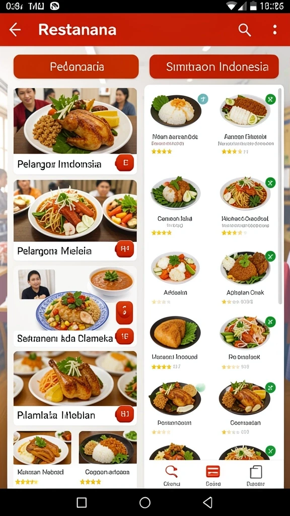 Tampilan antarmuka pengguna yang intuitif dan menarik.