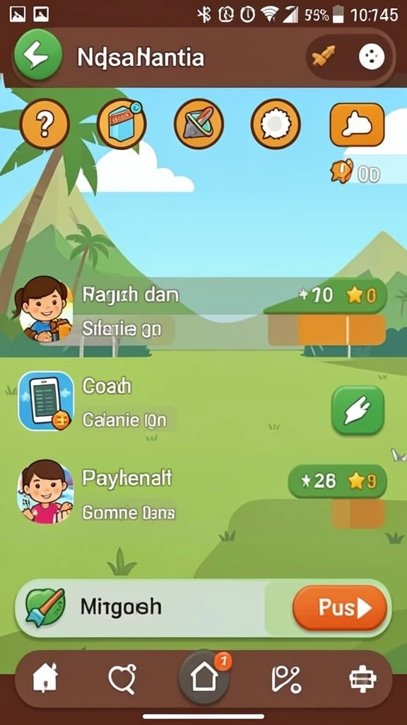Screenshot menunjukkan fitur interaksi komunitas dalam GLOWIN88.