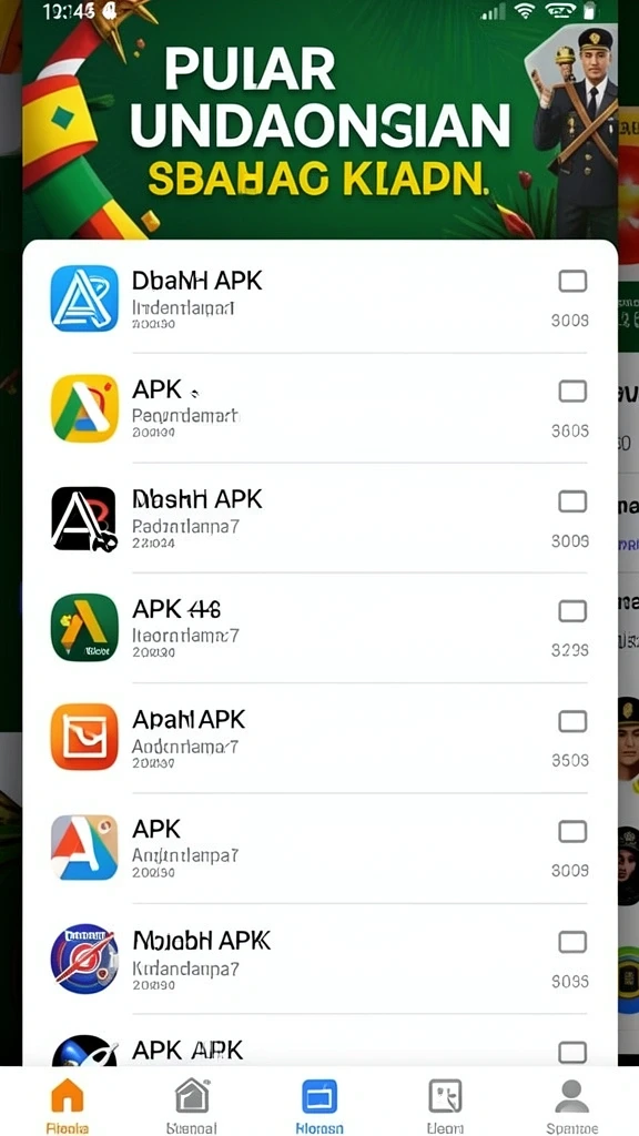Beragam pilihan permainan dengan tema yang menarik.