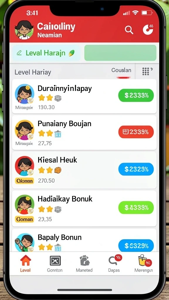 Gambaran indah dari lingkungan fantasi yang luas.