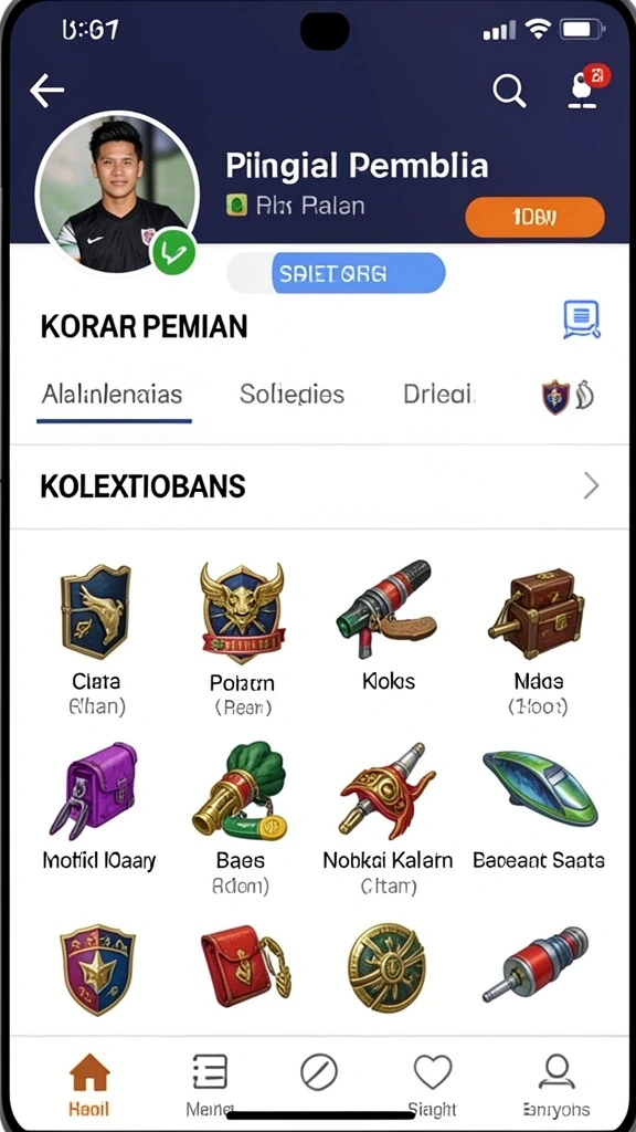 Menampilkan tampilan antarmuka utama game JV88.