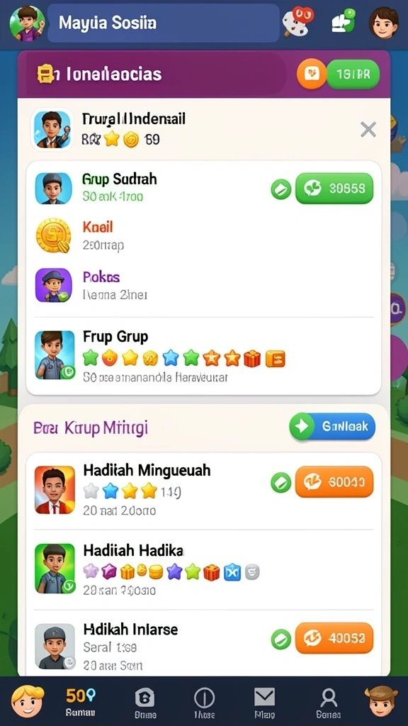 Screenshot dari level yang menantang di JV88.