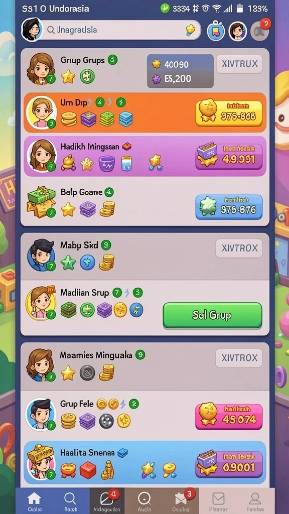 Tangkapan layar memperlihatkan gameplay yang seru dan memacu adrenalin.