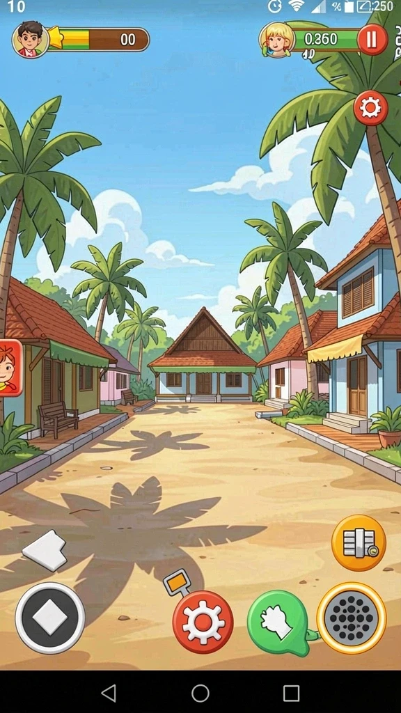 Fitur multiplayer yang memungkinkan bermain bersama teman.