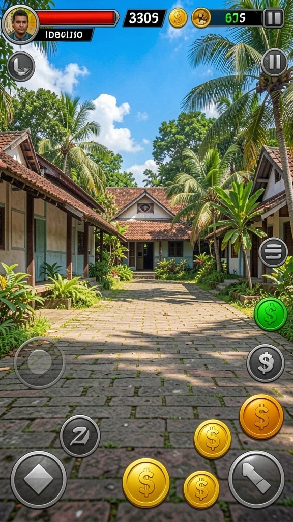 Tangkapan layar menampilkan grafis yang menakjubkan.