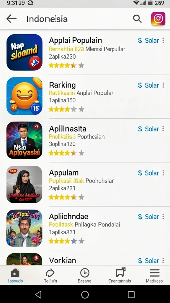 Leaderboard memperlihatkan skor pemain terbaik.
