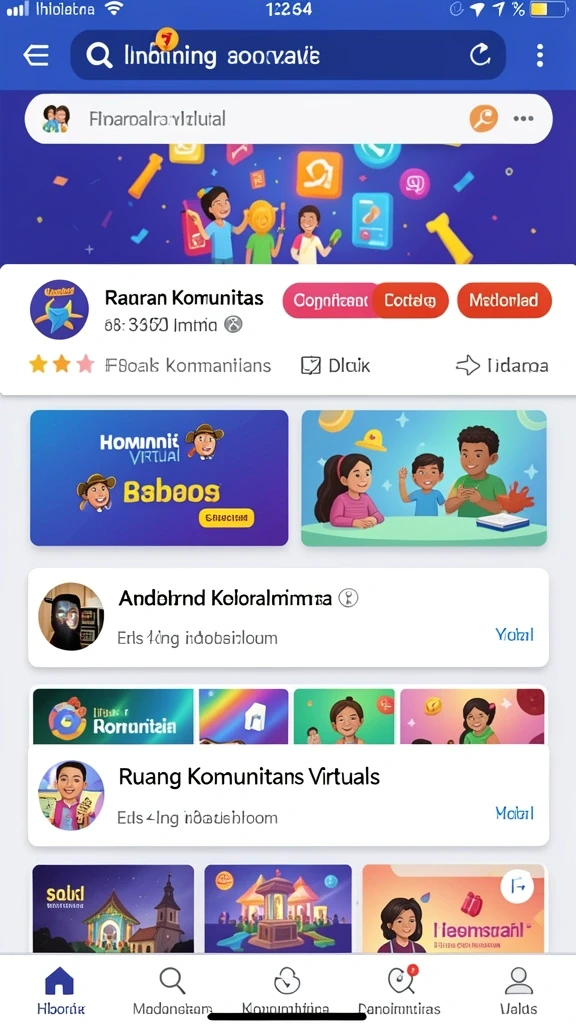Tangkapan layar menampilkan sistem reward yang menarik dan beragam item.