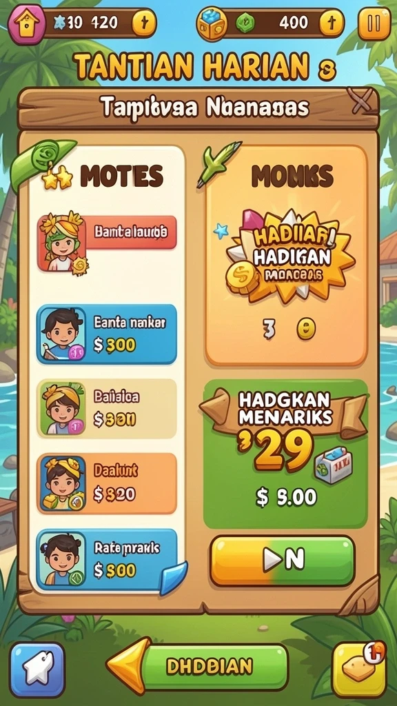 Tangkapan layar menunjukkan mode multiplayer yang seru dengan teman-teman.