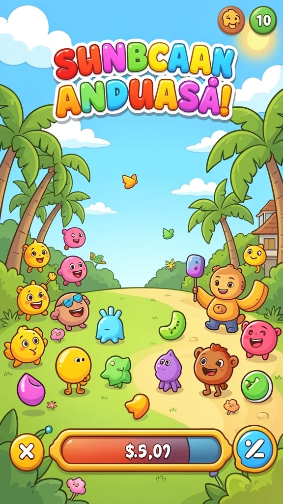 Tampilan awal game OKIDR yang menarik.