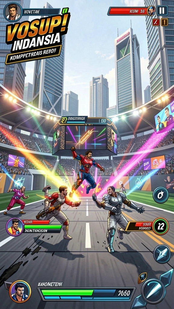 Pengalaman multiplayer yang seru bersama teman-teman.