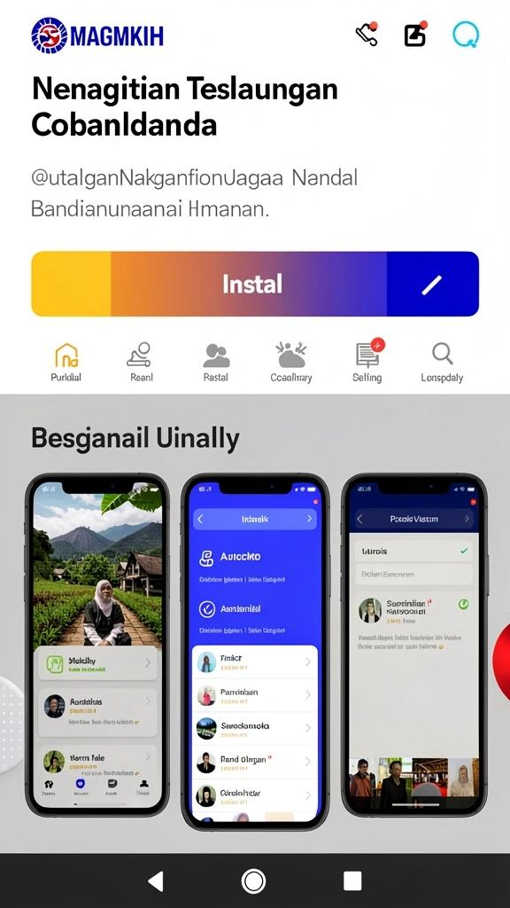 Tampilan antarmuka yang menarik dan mudah dinavigasi.