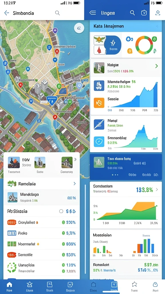 Screenshot memperlihatkan sistem upgrade karakter yang inovatif.