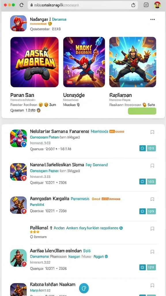 Level menantang yang penuh warna.