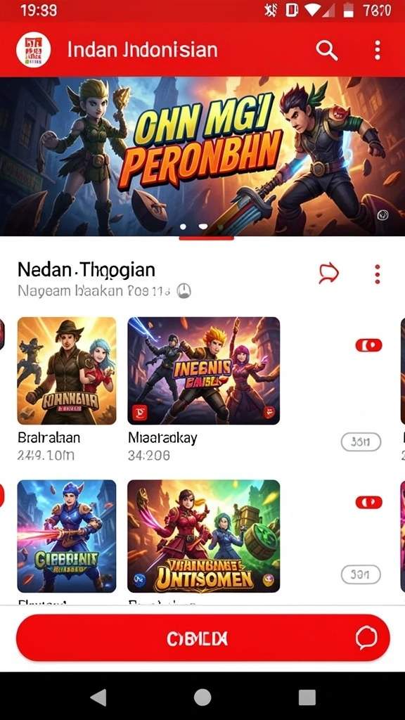 Tampilan karakter utama yang menawan.