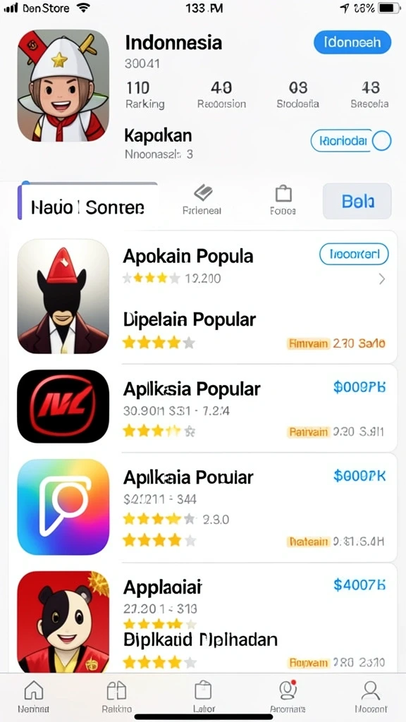 Visual grafis yang menakjubkan dalam permainan.