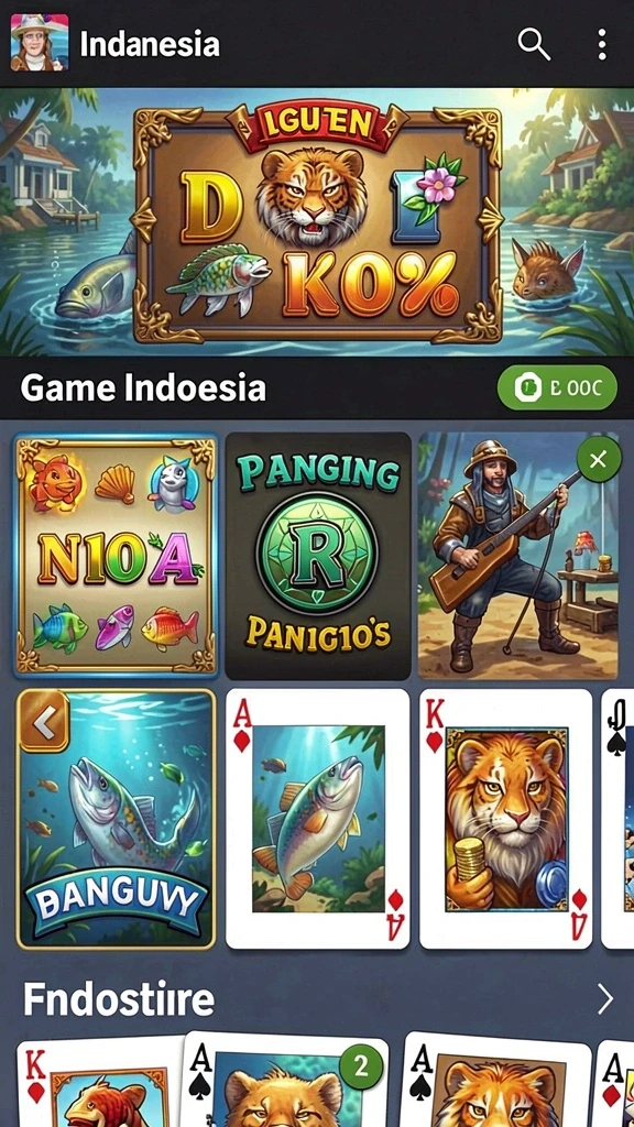 Tampilan awal yang memukau dan penuh warna.