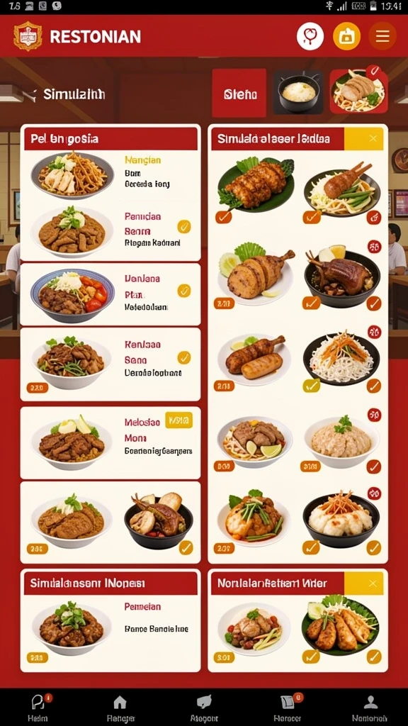 Tampilan antarmuka yang sederhana dan mudah dipahami.