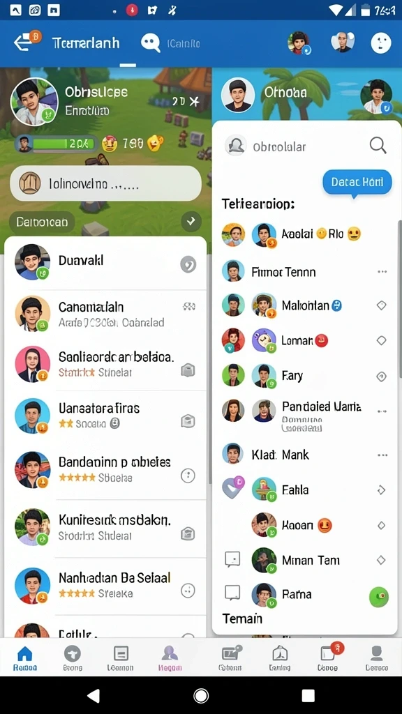 Ilustrasi dunia luas yang bisa dieksplorasi.