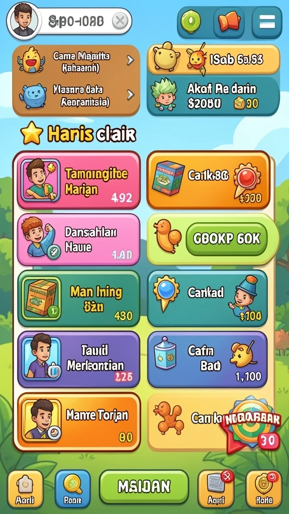 Berbagai pilihan permainan taruhan yang menarik.