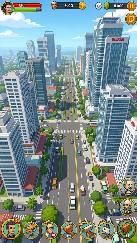 Tangkapan layar memperlihatkan mode multiplayer dengan pemain lain.