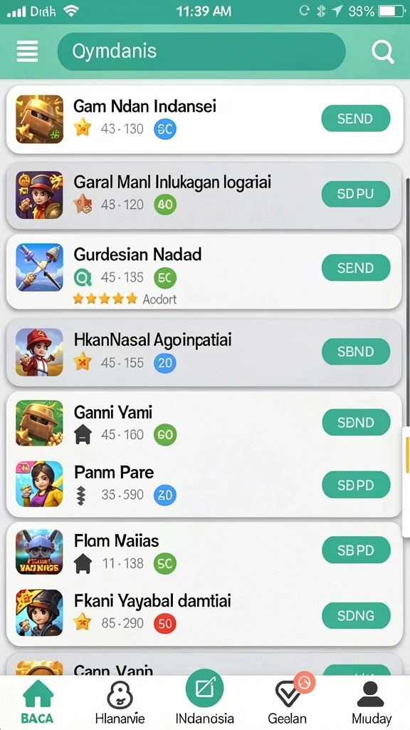 Mode permainan yang beragam dan seru.