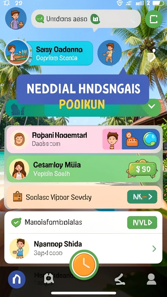 Tangkapan layar menampilkan karakter unik yang bisa dipilih.